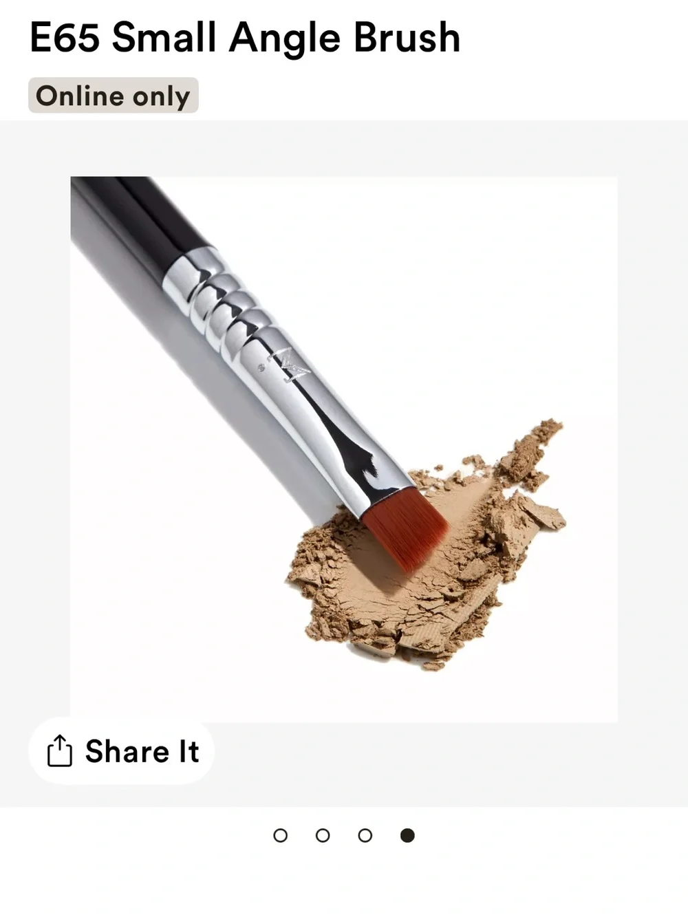 Sigma Beauty E65 Small Angle Brush - NWT